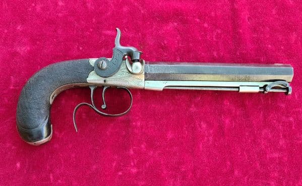 A scarce English .54 Percussion pistol made by VAN WART SON & CO. Circa 1835.  Ref 3199